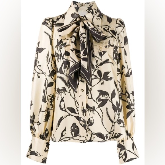 Zimmermann Tops - SOLD •Zimmermann Ladybeetle Scarf tie size 1 with spare buttons